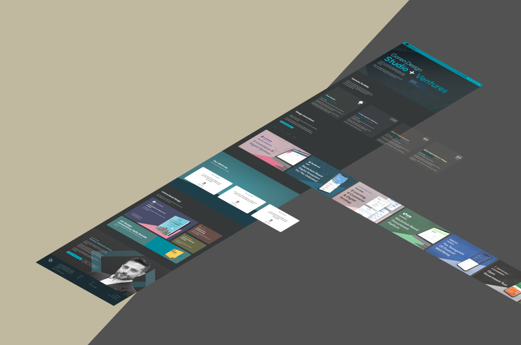 The new webpage for Goren.Design